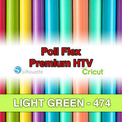 Poliflex Htv: Light Green 474 Poli Flex HTV Iron-on