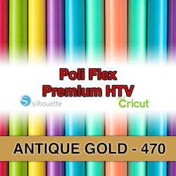 Poliflex Htv: Antique Gold 470 Poli Flex HTV Iron-on