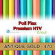 Antique Gold 470 Poli Flex HTV Iron-on