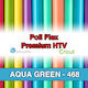 Aqua Green 468 Poli Flex HTV Iron-on