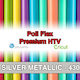 Silver Metallic 430 Poli Flex HTV Iron-on