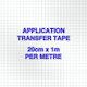 Clear Med-tac Transfer Tape [20cm x 1m]
