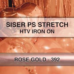 Rose Gold Htv Iron On: Rose Gold PS Stretch HTV Iron-on