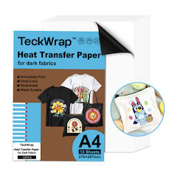 Products: Dark Fabrics Inkjet Transfer Paper Sheets Pack