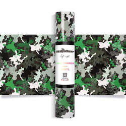 Green Camouflage HTV
