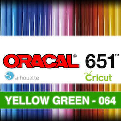 Yellow Green 064 Adhesive Vinyl