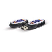 Oval usb flash drive
