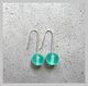 Twigg Earrings - Green Resin Ball
