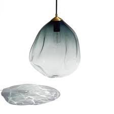 Lamp Shades: Lukeke Deflated Pendant/Lamp - Grey