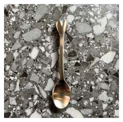 Home Decor: Heart Teaspoon - Silver