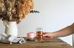 New Arrivals: Better Tea Co - Take Me Away Tea Infuser Flask/Pink
