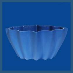 Object VB Fluted Bowl - French Blue