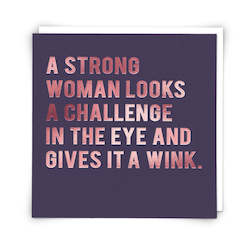 New Arrivals: Card - Strong Woman