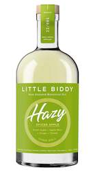 Wine and spirit merchandising: Little Biddy Hazy Spiced Apple Gin 700ml, Reefton, New Zealand
