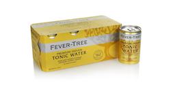 Wine and spirit merchandising: Fever-Tree Premium Tonic water, 8 pack 150ml cans