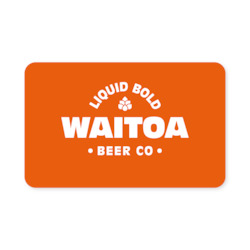 Beer, wine and spirit wholesaling: Waitoa Beer Gift Card
