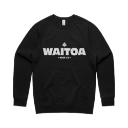Beer, wine and spirit wholesaling: Waitoa Crew Sweater – Jet Black