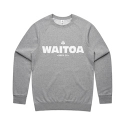 Beer, wine and spirit wholesaling: Waitoa Crew Sweater – Stone