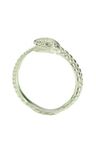 Zoe & Morgan Eternity Snake Ring - Sterling Silver from Walker and Hall Jewe…