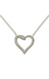 Jewellery: Zoe & Morgan Eternity Snake necklace - Sterling Silver from Walker and Hall Jeweller - Walker & Hall