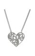 Zoe & Morgan Secret Love necklace - Sterling Silver from Walker and Hall Jew…