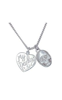 Zoe & Morgan My Darling Mother of Pearl necklace - Sterling Silver from Walker and Hall Jeweller - Walker & Hall