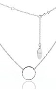 Jewellery: Boh Runga Lil Perfect Circle necklace from Walker and Hall Jeweller - Walker & Hall