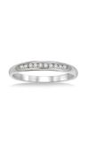 18ct white gold .10ct channel set diamond ring from Walker and Hall Jeweller - W…