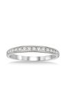 9ct white gold .30ct channel set diamond wedding band from Walker and Hall Jewel…