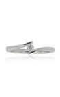 18ct white gold .10ct diamond solitaire ring from Walker and Hall Jeweller - Wal…