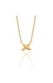 Boh Runga gold feather kisses pendant from Walker and Hall Jeweller - Walker & Hall