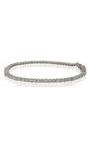 18ct white gold 4.66ct claw set diamond tennis bracelet from Walker and Hall Jeweller - Walker & Hall