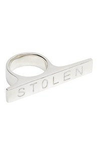Jewellery: Stolen Girlfriends Club plank ring from Walker and Hall Jeweller - Walker & Hall