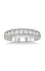 18ct white gold .50ct channel set diamond band from Walker and Hall Jeweller - W…