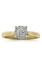 18ct yellow gold .39ct diamond galaxy ring from Walker and Hall Jeweller - Walker & Hall