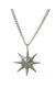 Zoe & Morgan Spike burst necklace - sterling silver from Walker and Hall Jew…