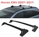 Fits 2007-2011 Honda CRV Roof Rack CR-V  Cross Bar Black 2Pc