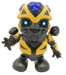 Dance Iron Man Avengers Action Figure Toy  LED Flashlight Flashlight With Light Sound Music Robot Iron Man Hero Electronic Toy