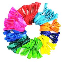 Party Supplies: 100 Pack  Party Balloons 10 Inch Strong Latex,Multicolor Balloons