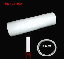 Party Supplies: 25 Rolls (8mm x 4.5M) Double Side Tape
