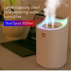 3L Air Humidifier Mist Aroma Diffuser with Colorful LED Light USB Humidificador