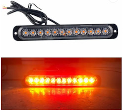Auto Accessories: Truck Side Light Ultra-thin Side Flashing Light Strobe LightSignal Warning Light