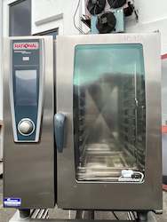 APS938 Rational SCC WE101E SELF COKKING CENTRE ELECTRIC COMBI OVEN WITH STAND AND WARRANTY