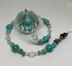 Hanging Crystal-Turquoise
