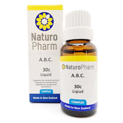 Homeopathy: NATURO PHARM A.B.C. 30C LIQUID