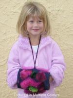 Wool textile: Possum fur kid's muff