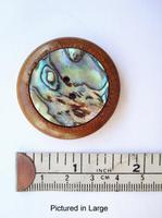 Wood &. Paua buttons - large inlay (set of 4)
