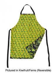 Kiwiana kiwifruit &. Ferns reversible apron