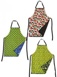Wool textile: Kiwiana reversible aprons 3 pack