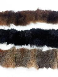 Wool textile: Possum fur trim by the metre